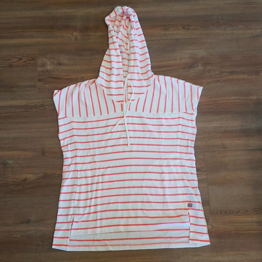 Talbots No Sleeve Sweater Shirt with Hood